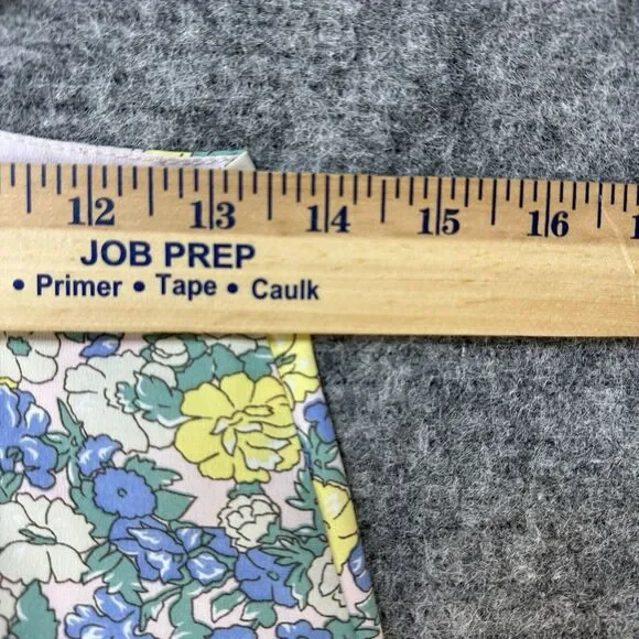 Lulus Dress Womens Small Blue Floral Print Cutouts Maxi Slit It's a Perfect Pick - Picture 11 of 12